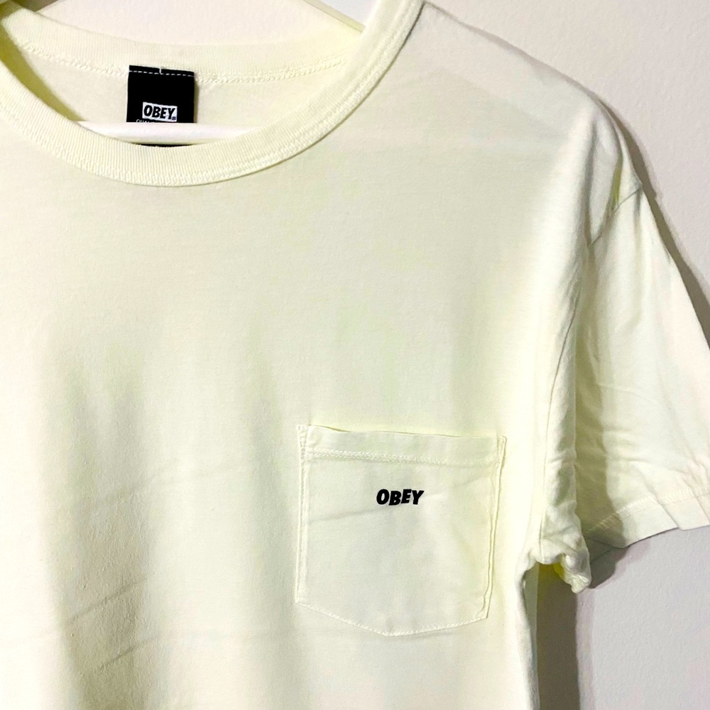 Yellow T-Shirt by OBEY - Picture 7 of 8